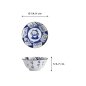 Preview: Tayo-Schale Kawaii Cat Neko Blau, Porzellan, 500 ml, Art.-Nr. 33485