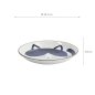 Preview: TDS, Round Plate, Kawaii Cat Neko, Ø 16.7x2.8cm, Item No. 33494