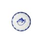 Preview: TDS, Saucenschale, Puffer Fish, Blau/Weiß, Ø 9x2cm - Art Nr. 33559