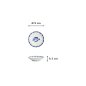 Preview: Sauce Bowl Flounder Blue, White, Porcelain, Ø 9 cm, Item No. 33561