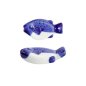 Preview: Chopstick Rest Fish Tuna Blue, Porcelain