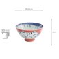 Preview: TDS, Reis-Schale, Kawaii Cat, Ø 11,5 x 6 cm, 300ml, Red,  - Art Nr. 33593