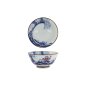 Preview: Tayo Bowl Kawaii Wave Cat Blue, Red, Porcelain, &Oslash; 13 cm