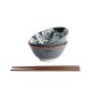 Preview: TDS, Tayo Schale Geschenkset mit Essstäbchen, 2 Stk, Asakusa, Ø 14,8x7cm 550ml, Art.-Nr. 33604