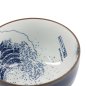 Preview: TDS, Tayo Schale, Hokusai, Weiß/Blau, Ø 12,6x7cm - Art Nr. 33729