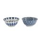 Preview: Tayo Bowl Set Mixed Bowls Blue, White, 2pcs, Porcelain, 500 ml, Item No. 33752