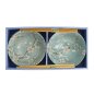 Preview: TDS, Tayo Bowl Giftset with chopsticks, Fujisakura, Green, 2 Pcs, Ø 15.5x7cm 500ml, Item No. 33783