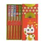 Preview: TDS, 5 Paar Essstäbchen, Geshenkset, Lucky Cat, Art.-Nr. 33834