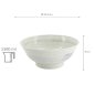 Preview: TDS, Ramen Schale, Hayase White, Ø 21,5x9cm, 1300ml, Art.-Nr. 33841