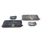 Preview: TDS, Sushi Set, Blue Tokusa, Giftset with Chopsticks, 6-piece set, Item No. 33846