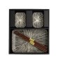 Preview: TDS, Sushi Set, Brown Tokusa, Giftset with Chopsticks, 6-piece set, Item No. 33847