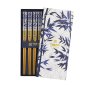 Preview: TDS, 5 Paar Essstäbchen, Geshenkset, Blue Bamboo, Art.-Nr. 33862