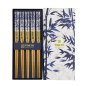 Preview: TDS, 5 Paar Essstäbchen, Geshenkset, Blue Bamboo, Art.-Nr. 33862