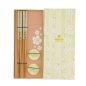 Preview: TDS, Chopstick Set, White Blossom, with chopstick rests, 2 pair, Item No. 33920