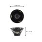 Preview: Rice Bowl Kawaii Black Whale, Porcelain, Ø 16 cm, Item No. 33946