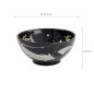 Preview: TDS, Ramen Bowl, Kawaii, Black Whale, Ø 18.7x8.8cm 1250ml, Item No. 33948