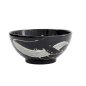 Preview: TDS, Ramen Bowl, Kawaii, Black Whale, Ø 18.7x8.8cm 1250ml, Item No. 33948