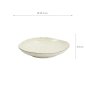 Preview: TDS, Plate, Shirogesho, Ø 22.7x4.4cm, Beige - Item No. 33960