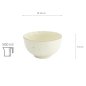 Preview: TDS, Okonomi Bowl, Shirogesho, Ø 13 x 7.2 cm 500ml, Beige - Item No. 33962