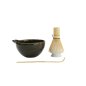 Preview: Matcha-Set Amano Oribe Grün, 4-tlg., Porzellan, Ø 14,5 × 6,5 cm, Art.-Nr. 34082