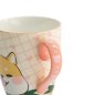 Preview: TDS, Kawaii Mug with Giftbox, Shiba, Pink, Ø 8.5x10.2cm 340ml, Item No. 34120