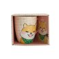 Preview: TDS, Kawaii Mug with Giftbox, Shiba, Pink, Ø 8.5x10.2cm 340ml, Item No. 34120