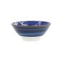 Preview: TDS, Ramen Schale, Hokusai Fuji, Weiß/Blau, Ø 17x8cm - Art Nr. 34160