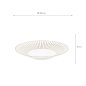 Preview: TDS, Deep Plate, Kosai White, Ø 22 x 4 cm, Item No. 34228