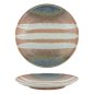 Preview: Plate Suisho Aka-cha Brown, Porcelain, &Oslash; 26 cm