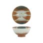 Preview: Rice Bowl with Rim Suisho Aka-cha Brown, Porcelain, 600 ml
