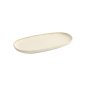 Preview: Oval Plate Umizuna Beige, Porcelain, 24 × 16 × 2 cm, Item No. 34288
