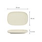 Preview: Oval Plate Umizuna Beige, Porcelain, 24 × 16 × 2 cm, Item No. 34288