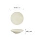 Preview: Bowl Umizuna Beige, Porcelain, Ø 15.2 cm, Item No. 34289