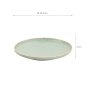 Preview: TDS, Plate, Minto Green, Ø 15.3x2cm, Item No. 34293
