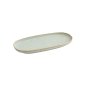 Preview: Ovaler Teller Minto Green, Porzellan, 24 × 16 × 2 cm, Art.-Nr. 34295