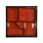 Preview: TDS, Bentobox, ABS Lacquerware, 25,5 cm x 25,5 cm, Item No. 4193