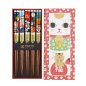 Preview: TDS, 5 Paar Essstäbchen, Lucky Cats, 22,5 cm, Art.-Nr. 4603