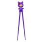 Preview: TDS, Kids-Chopsticks, Kitchenware, 22 cm, Pig, Purple - Item No. 4657