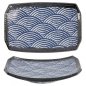 Preview: TDS, Sushi Set,  Aisai Seigaiha, 3pcs, Item No. 501843
