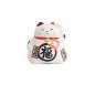 Preview: Lucky Cat White, Earthenware, 9 cm, Item No. 6128