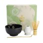 Preview: TDS, Matcha Schale Geschenkset, 4-tlg., 12,7x7cm, Sakura Black, Art.-Nr. 617416