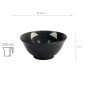 Preview: TDS, Schale, Kawaii Cat Neko, Schwarz, Ø 15x7 cm, 500 ml - Art Nr. 617584
