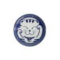 Preview: TDS, Saucenschale, Kawaii Lucky Cat Neko, Seikaiha-Neko Blue, Ø 12x2cm - Art Nr. 617652