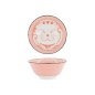 Preview: Tayo-Schale Kawaii Lucky Cat Neko Seikaiha-Neko Red, Porzellan, 550 ml