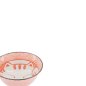 Preview: Tayo-Schale Kawaii Lucky Cat Neko Seikaiha-Neko Red, Porzellan, 550 ml, Art.-Nr. 617669