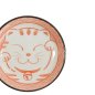 Preview: TDS, Saucenschale, Kawaii Lucky Cat Neko, Seikaiha-Neko Red, Ø 12x2cm - Art Nr. 617713