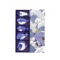 Preview: Essstäbchenablagen-Set Kawaii Fish Blau/Weiß, 5-tlg., Porzellan, Art.-Nr. 618109