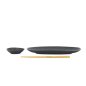 Preview: Sushi Set Onyx Noir Black, 2pcs, Ceramic, Item No. 619465