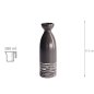 Preview: TDS, Sake-Flasche, Black Maru, 17,5cm 180ml, Art.-Nr. 7476
