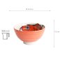 Preview: TDS, Bowl, Seafood, Ø 11.2 x 7.2 cm, 300 ml, Snapper, Red - Item No. 7560
